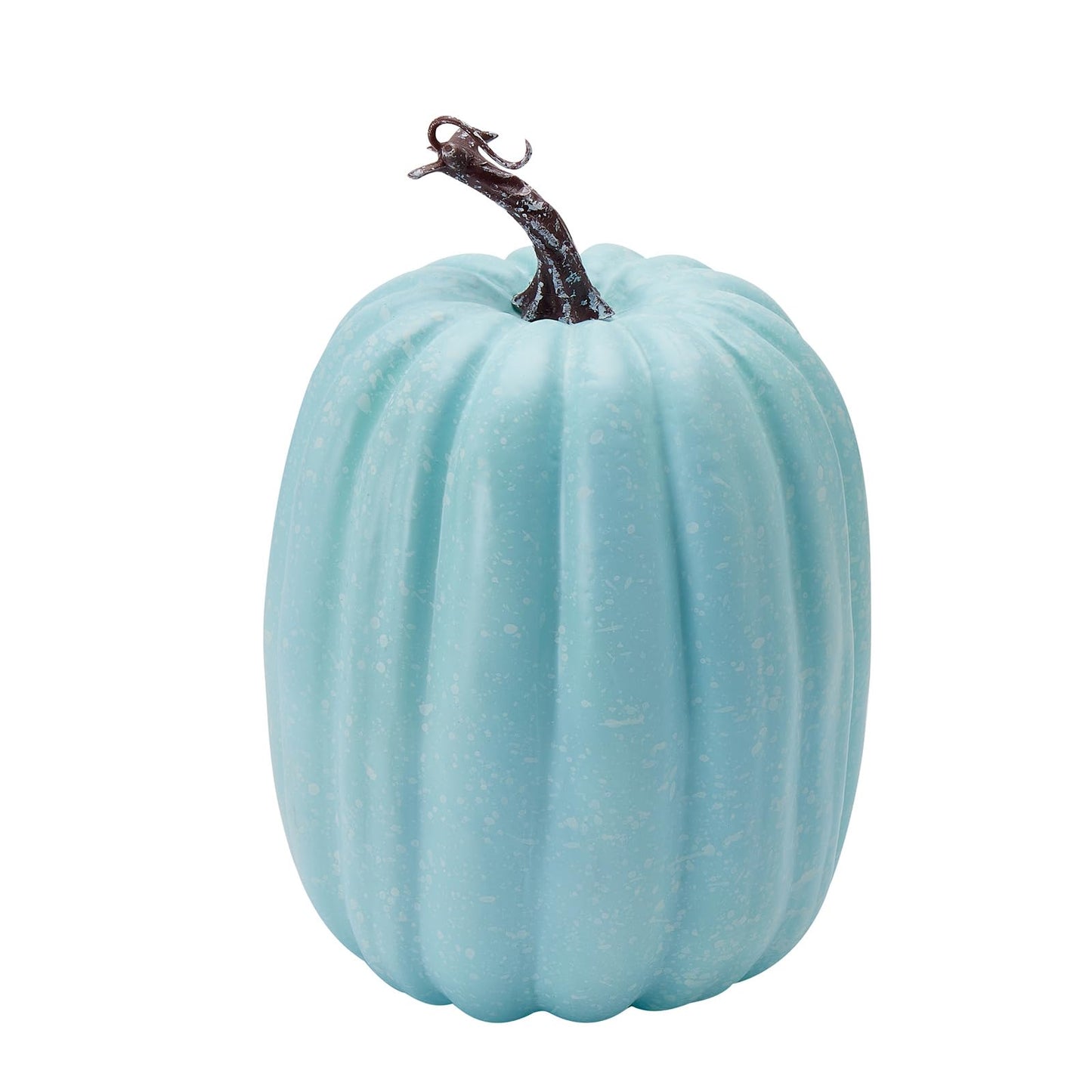 Autumn Pumpkin Decoration 7PCS Artificial Pumpkin Country Style foam Pumpkin Light Luxury Ornaments Fireplace Table Decoration Applicable to Halloween Harvest Day Thanksgiving Day (Light Blue)