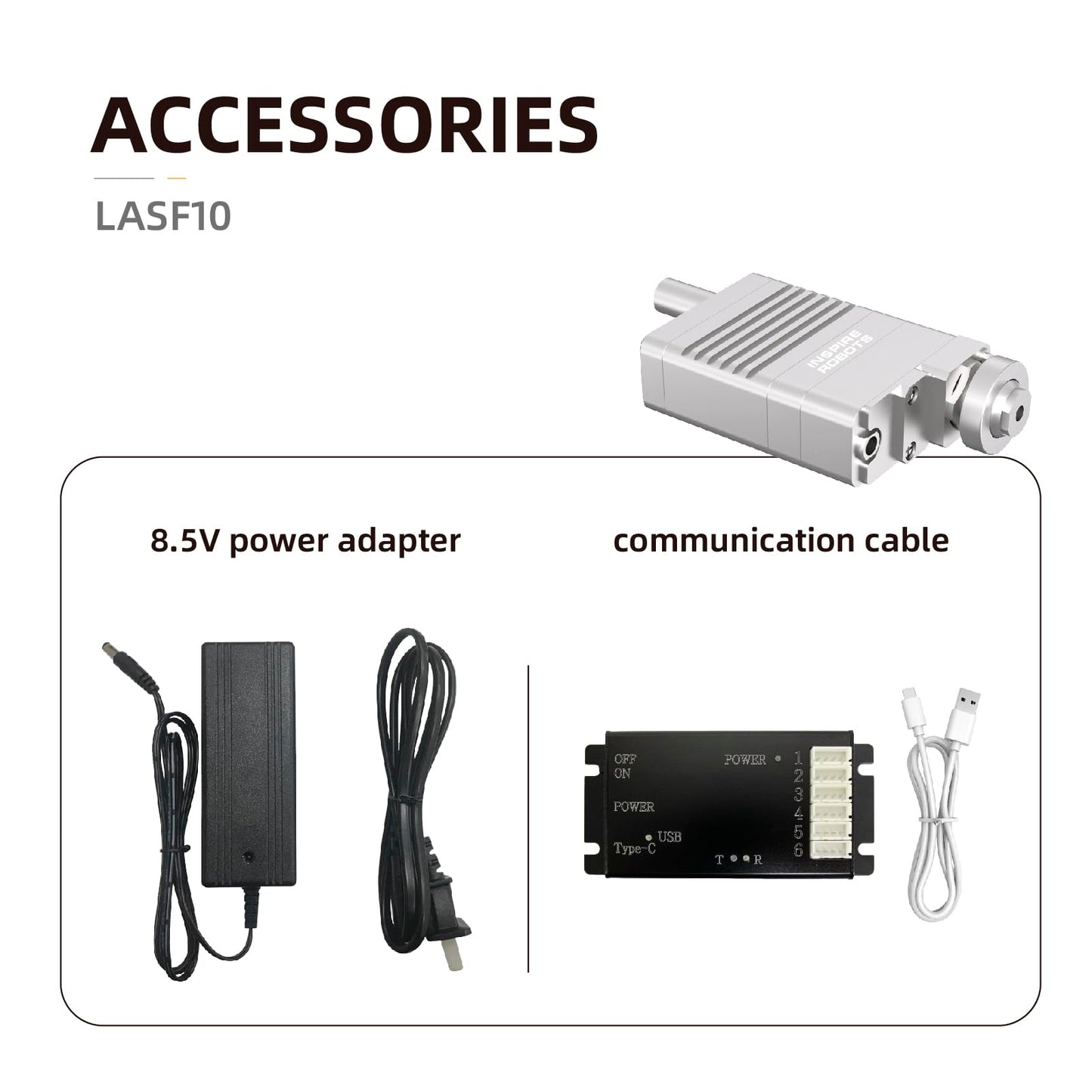 High Precision Micro Linear Servo Actuator with Force Control Sensor,Stroke 10mm,Force 7lbs(31.5N), Speed 62mm/s | for Robotics,Industrial Automation,Medical and Healthcare Equipment|LASF10-104D