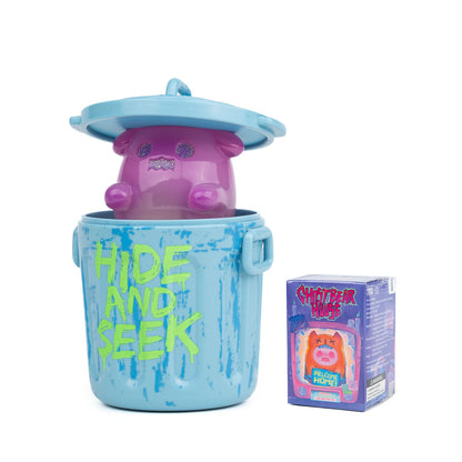 BEEMAI Ghost Bear House Series 1PC Random Design Cute Figures Desktop Ornament Collectible Toys Birthday Gifts