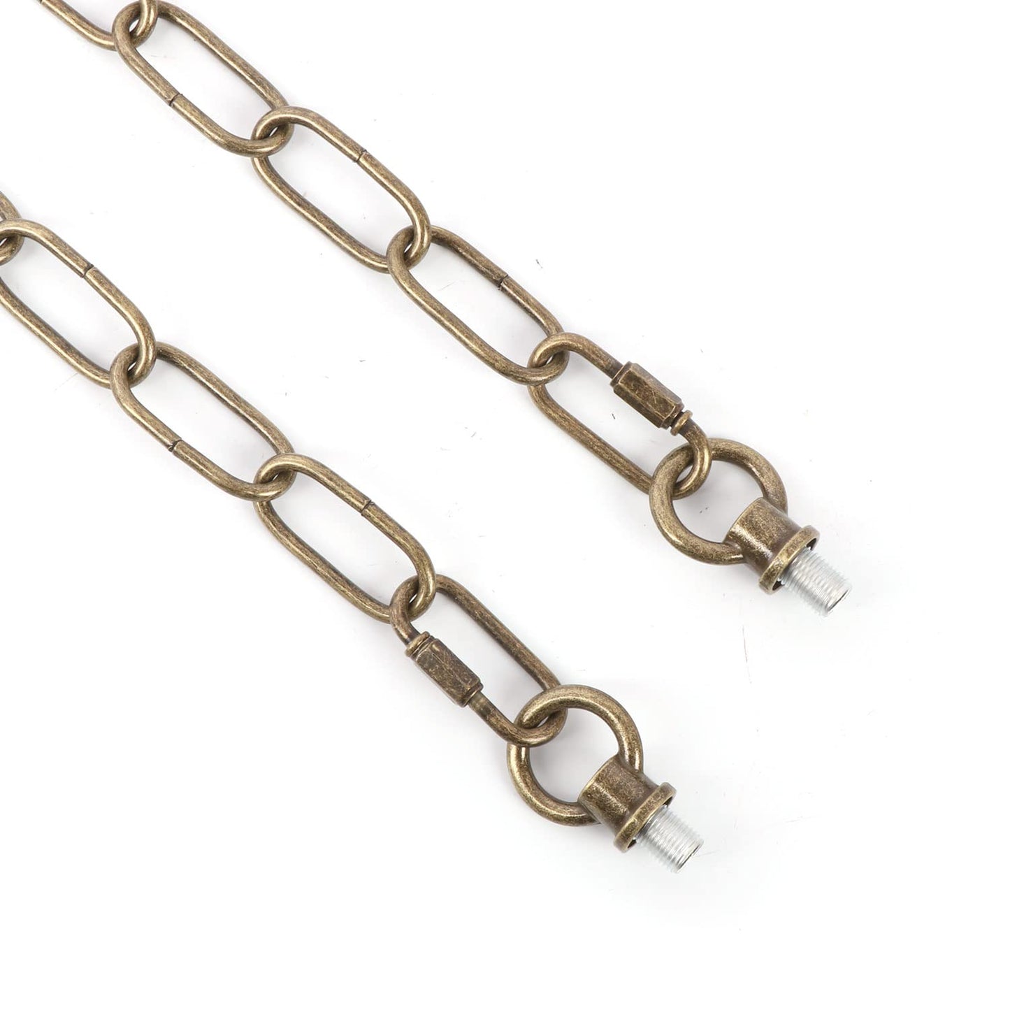 Giluta Antique Bronze Pendant Light Fixture Chain Heavy Duty 15 Feet Chandelier Chain Hanging Extension for Fruit Basket Lantern Plant Supports to 65 lbs Maximum Weight