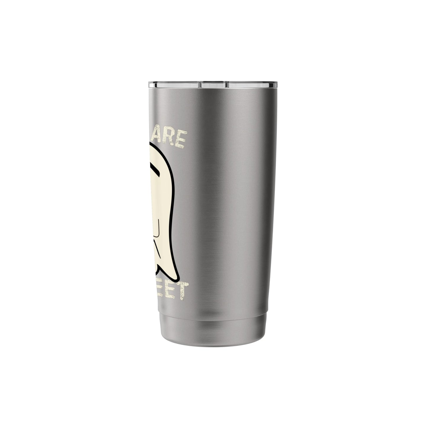 Funny Halloween Ghost Costume Bullshit Sleeves Are boo sheet Stainless Steel Insulated Tumbler