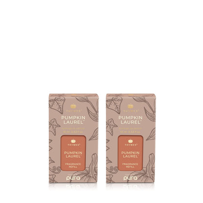 Thymes Pura Refills – 2 Pack of Oil Diffuser Scents – Long-Lasting Pura Diffuser Refills – Premium Home Fragrance – Notes Siberian Fir Needles, Cedarwood & Sandalwood (Frasier Fir, Pack of 2)