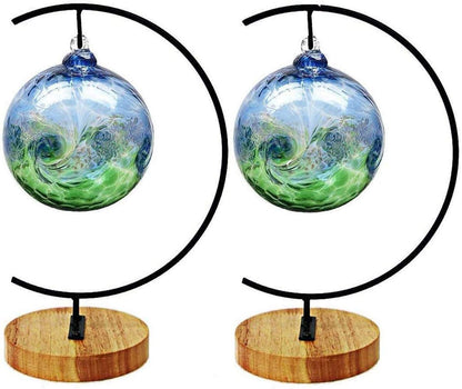 Archi Ornament Display Stand Air Plant Stand Flower Pot Stand Holder Iron Pothook Stand for Hanging Glass Terrarium(2 pcs)