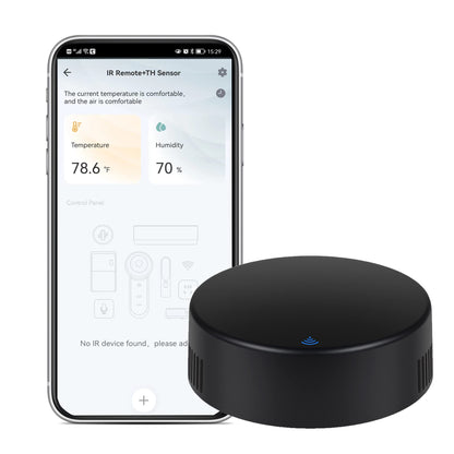 WiFi Smart Remote Controller Smart Home Infrared Universal Remote Blaster,One for All Control AC TV DVD CD AUD Air Conditioner SAT etc,No Hub Required Compatible with Alexa and Google Home(IR)