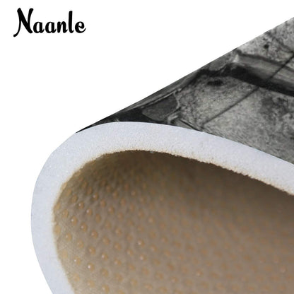 Naanle Ocean Area Rug 5'x7', Steering Wheel Charts Anchor Chains Polyester Area Rug Mat for Living Dining Dorm Room Bedroom Home Decorative
