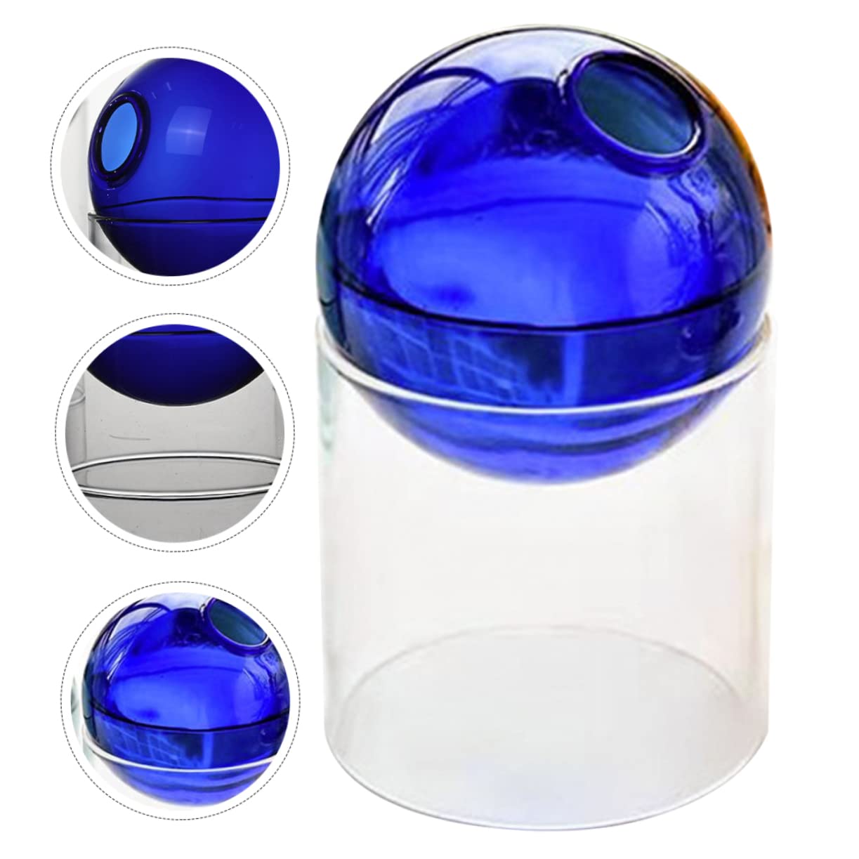 LIFKICH Hydroponic Glass Plant Terrarium Creative Flower Vase Home Decor Centerpiece Vase for Flowers
