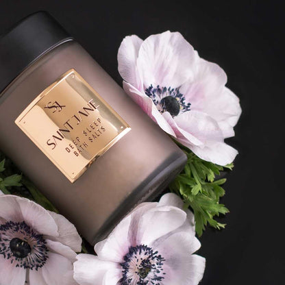 SAINT JANE - Deep Sleep Bath Salts with Magnesium + Peptides | Luxury, Floral-Infused, Clean Skincare (12 oz | 355 ml)