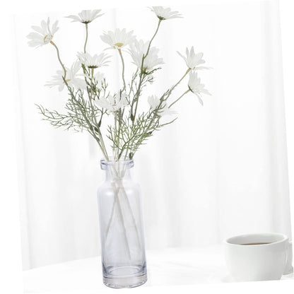 Ipetboom Glass Hydroponics Vase for Desktop Plant Propagation Transparent Small Mouthed Terrarium Planter Decorative Vase for Home and Event Display