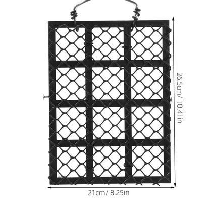 VANZACK Wall Mounted Planting Board for Indoor and Outdoor Plants Rustic Hanging Fern Planter Vertical Wall Planter Home Garden Decor 10.43X8.26X0.62In