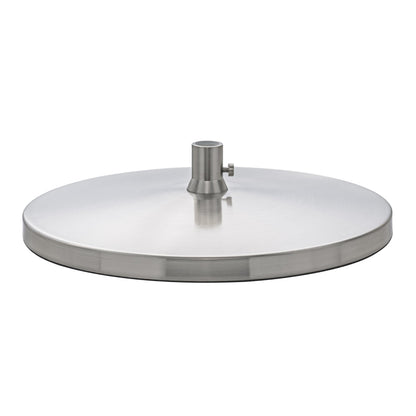 Desk Lamp Base for Slimline Models – Non-Slip Freestanding Stand - Compatible with D35108, D35107, D35106 – Brushed Steel Finish