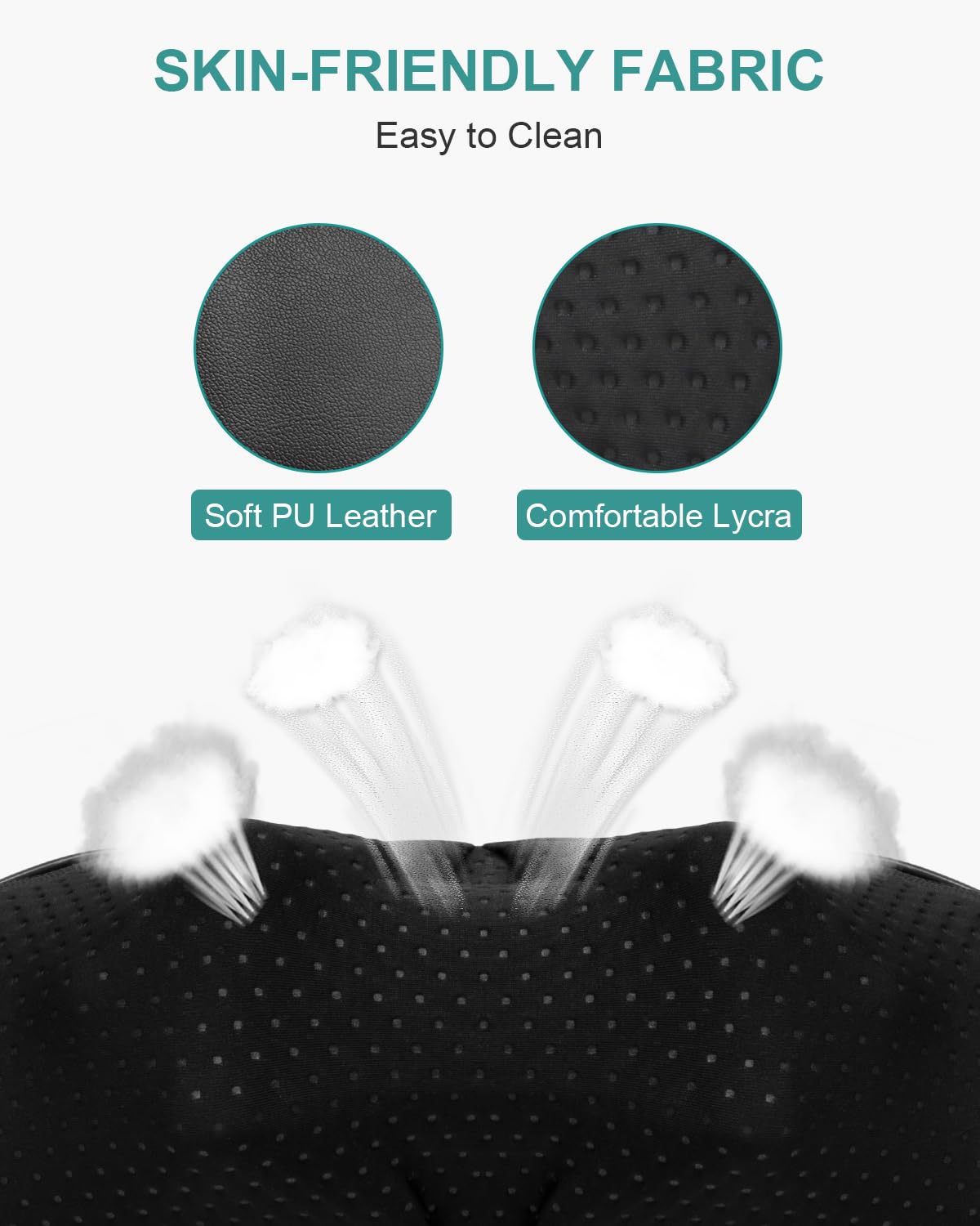 Nekteck Cordless Neck and Back Massager for Pain Relief Deep Tissue, Shiatsu Neck Massager with Heat, Portable Massage Pillow for Shoulder, Leg, Body Muscle, Home, Office, Car, for Men Women