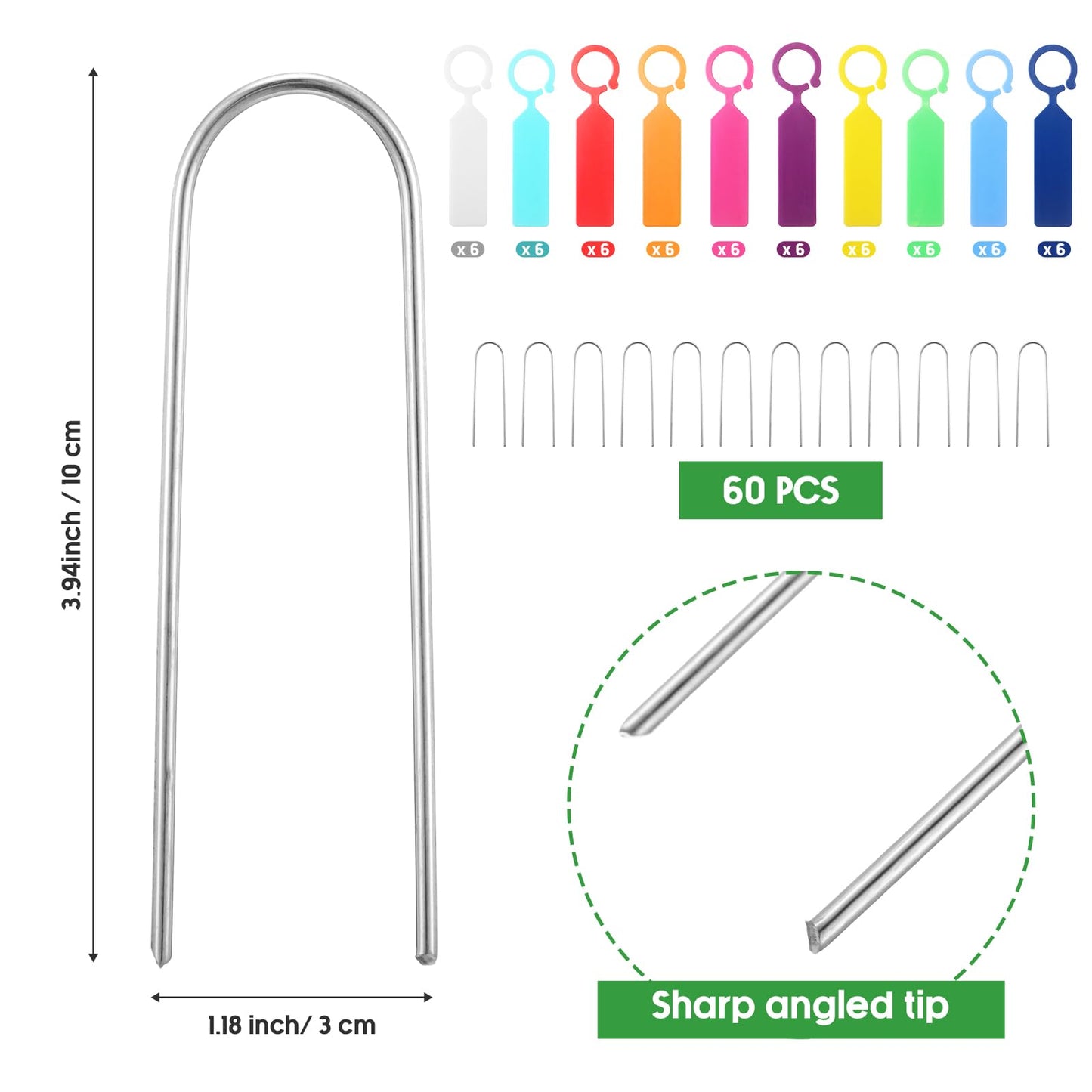 Geosar 30 Pcs 9 Inch Chicken Wire Cloche Plant Protector Cover Metal Garden Cloche Netting Protection Cages Vegetables Flowers with Garden Stakes Avoiding Chicken Rabbit Squirrels Birds (Green)