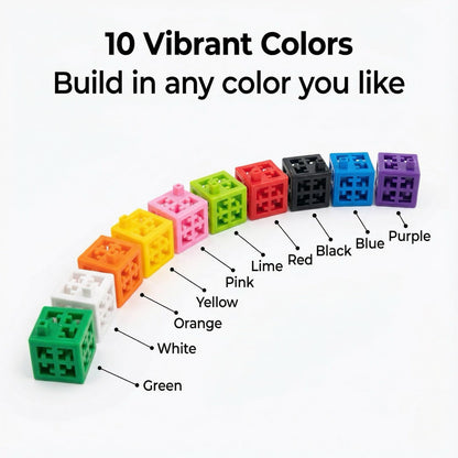 COOTEYU Toy Construction blocksCounting Learning Color Classification Toy, Math Education for Preschool Children, Montessori Toys Suitable for 1-3 Year Old Boys and Girls