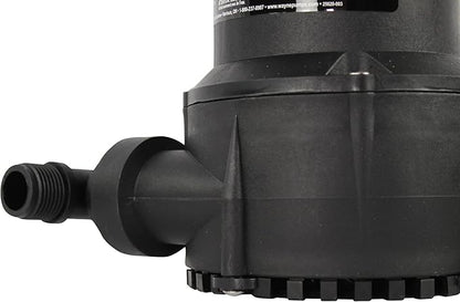 WAYNE RUP160-1/6 HP Reinforced Thermoplastic Submersible Multi-Use Pump - Up to 3,100 Gallons Per Hour - Heavy Duty Multi-Use Pump