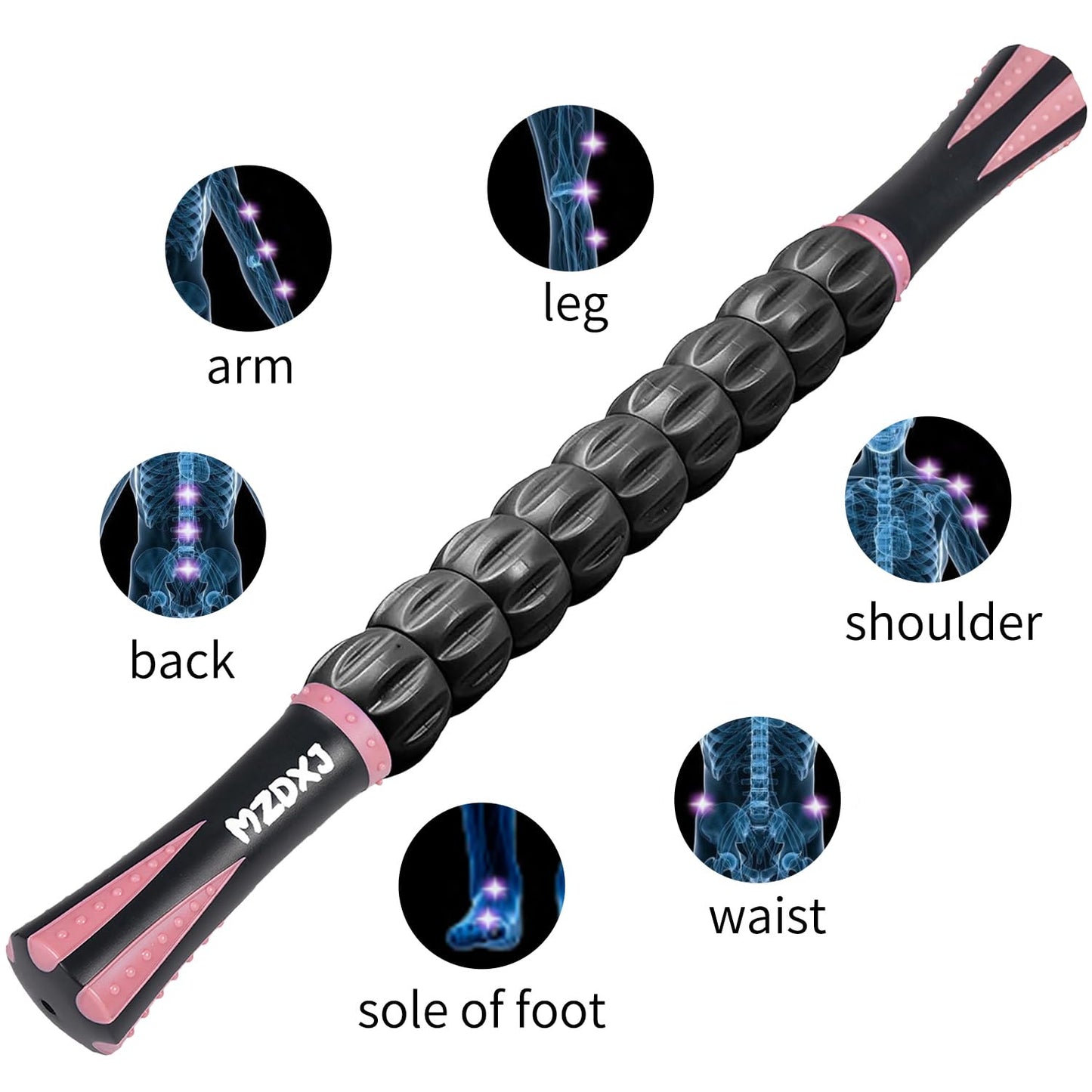 Muscle Roller, Massage Roller Stick for Athletes, Help Reducing Muscle Soreness Cramping Tightness Leg Arms Back Calves Muscle Massager