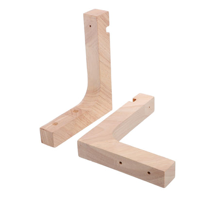 VICASKY Wood Hooks for Hanging Plants 2pcs Indoor Plant Hanger Brackets Wooden Wall Mount Heavy Duty for Garden Porch and Outdoor Use