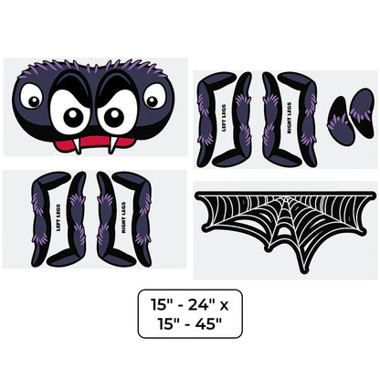 Value Spider Trunk-or-Treat Decorating Kit - 12 Pc