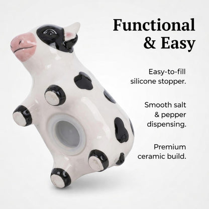 The Bridge Collection Country Cow Salt and Pepper Shakers