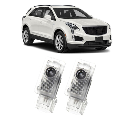Generic Car Door Lights Logo Projector, Dual Plug Puddle Light, HD No Fade, Model KDCDL, White, 2 Pack