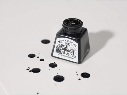 Winsor & Newton, Deep Red Drawing Ink, 14ml Bottle, Acrylic