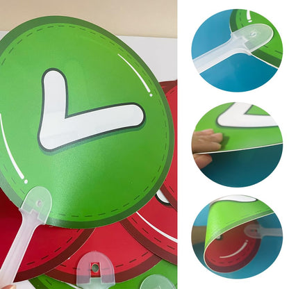Zwttey 20 Pack True or False Classroom Voting Paddles, Classroom Teacher Student Interaction Signs, Event Meeting Election Supplies