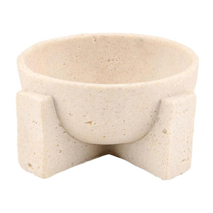 47th & Main Decorative Textured Resin Bowl, 5" Diameter x 2.5" Tall, Natural