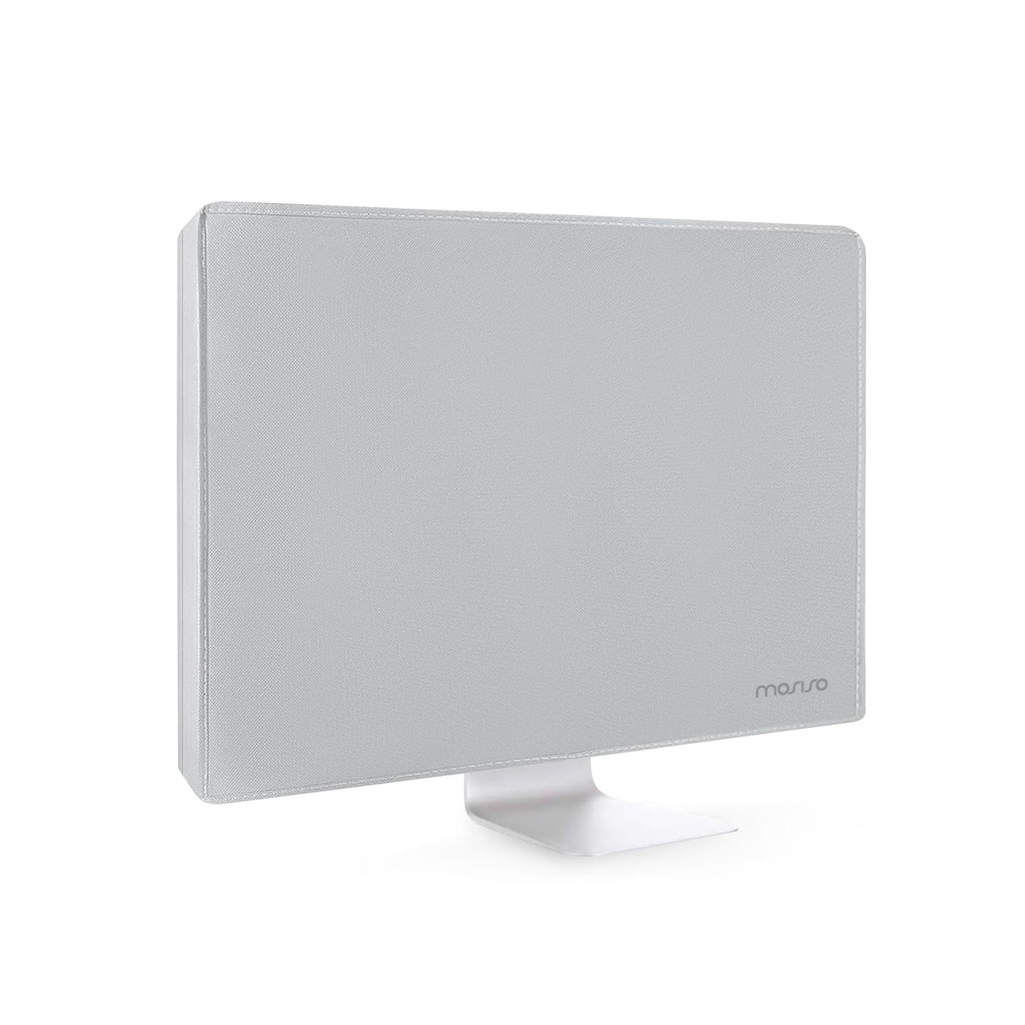 MOSISO Monitor Dust Cover 22, 23, 24, 25 inch Anti-Static Dustproof LCD/LED/HD Panel Case Computer Screen Protective Sleeve Compatible with iMac 24 inch, 22-25 inch PC, Desktop and TV, Gray