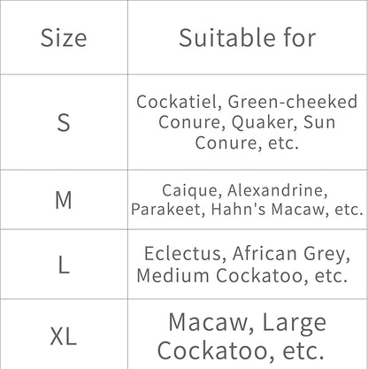 Bird Flight Suits Diapers, Parrot Flight Suits Diapers for Monk Parakeets, Cockatiels Flight Suits, Parrot Clothes, Bird Training Nappy Suit Liners Clothes (Medium,Red)