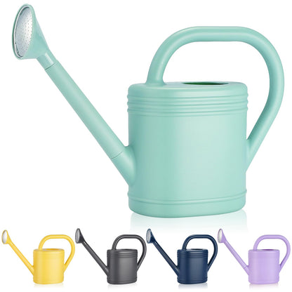 1 Gallon Watering Can for Indoor Plants, Garden Watering Cans for Outdoor Plant House Flower, Modern Plant Watering Can Large Long Spout with Sprinkler Head