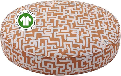 Molly Mutt Hypnotize Dog Bed Duvet Cover, GOTS-Certified 100% Organic Cotton Canvas Cover for Dog, Puppy, or Cat Bed, Durable, Washable, and Free of Harmful Chemicals, Round, 36"x5"