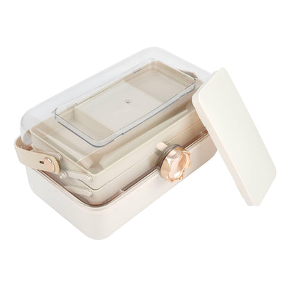 Artist's Loft Medium Taupe Storage Box - Store, Organize, and Transport Art and Crafting Supplies - 1 Pack