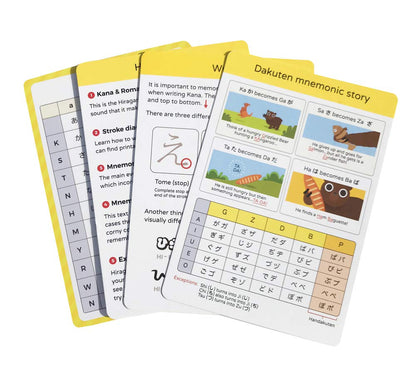 Dr. Moku's Hiragana & Katakana Flash Cards - Learn The Japanese Alphabet for Beginners