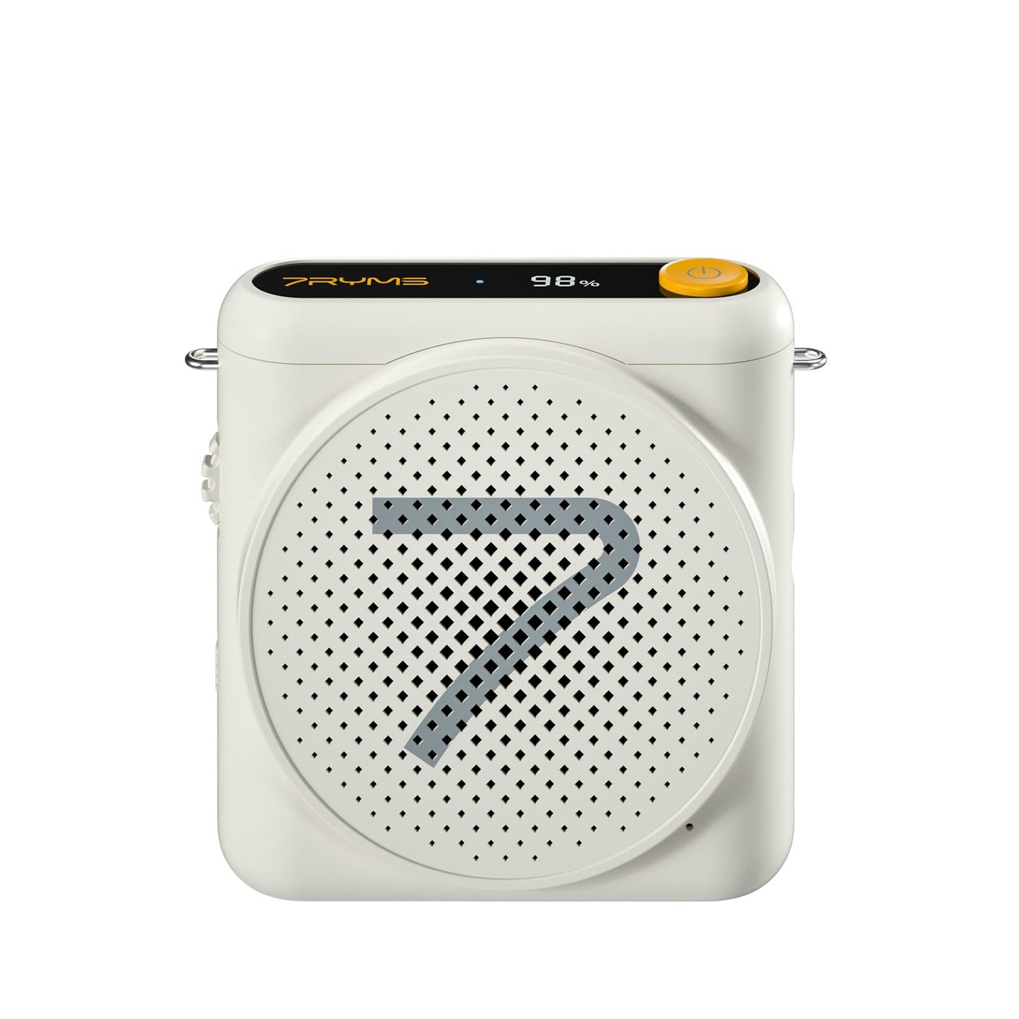 7RYMS WA1(SE) Portable Voice Amplifier for Teachers with Wired Headset Microphone,Mini Speaker Microphone for Classroom,Speech,Training Outdoor,Speaker Megaphone with Noise Canceling, 23H Workin-White