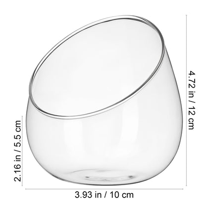1pc Bottle Ornament Lifelike Landscape Glass Terrarium for Home Use for Moss and Decorative Plants