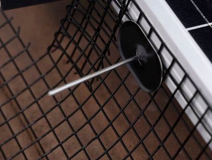 ROTAK Solar Panel Bird/Critter Guard Fastener Clips - Used to Secure Bird Proofing Wire-mesh onto Solar Panels - Removable Without Damage (Package of 30)