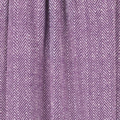 DII Chevron Throw Collection Handloomed Cotton, 50x60, Eggplant
