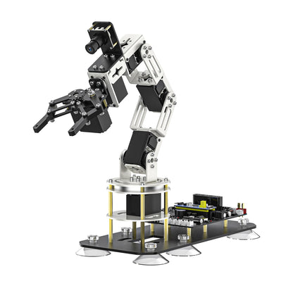 Yahboom ROS2 6DOF Robotic Arm Embodied Intelligence, 3D Spatial Recognition, Virtual Machine PC Control, AI Large Model Voice Module (Standard Kit)