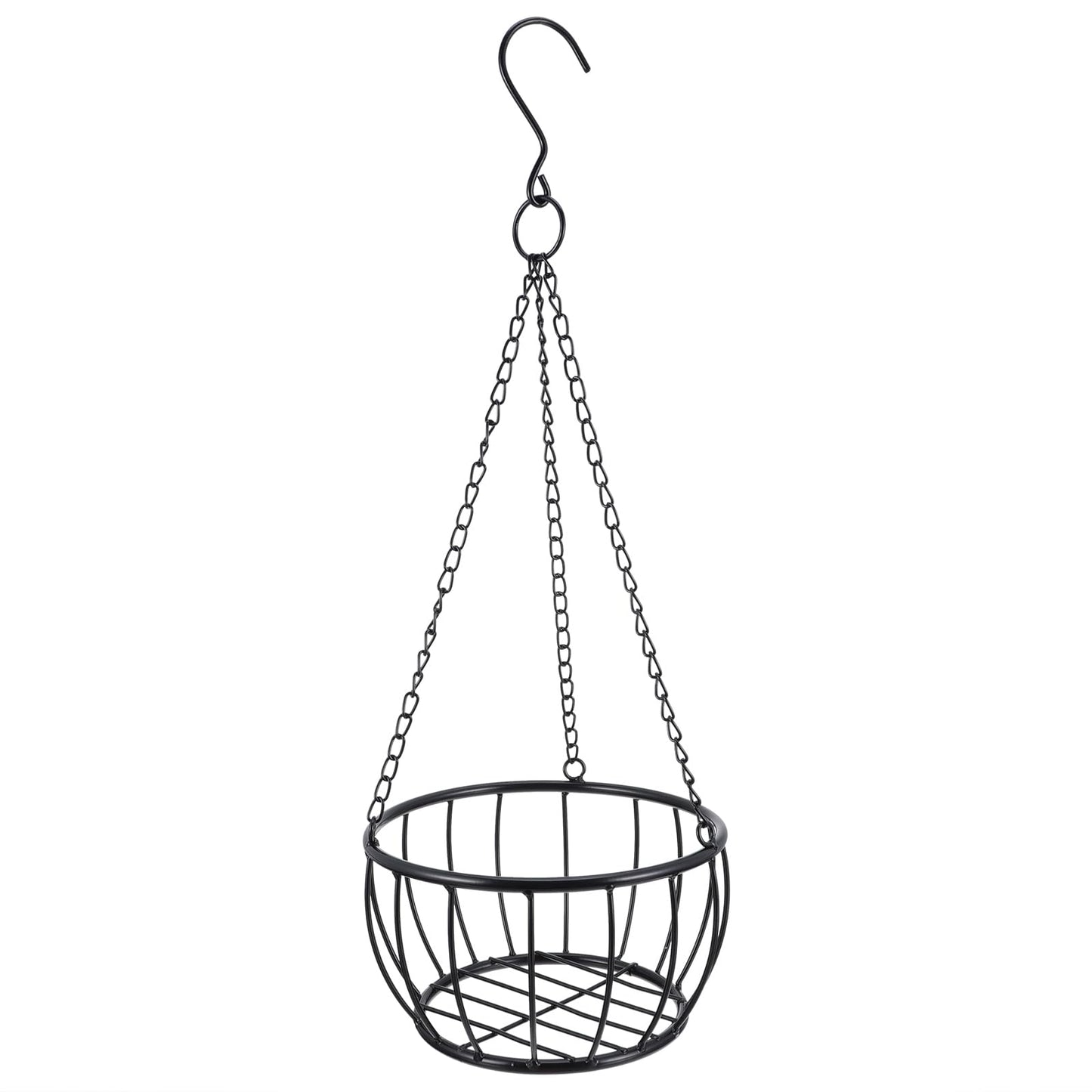 GANAZONO Hanging Planter Holder Wrought Iron Hanging Pot Pots for Outdoor Plants Baskets for Plants Outdoor Pots Indoor Vase Wall Pot