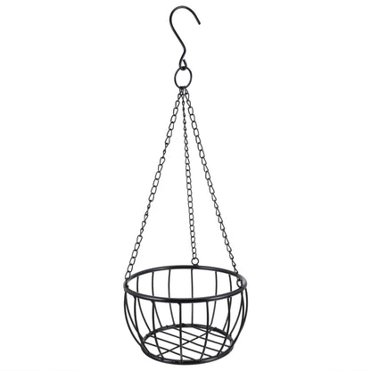 GANAZONO Hanging Planter Holder Wrought Iron Hanging Pot Pots for Outdoor Plants Baskets for Plants Outdoor Pots Indoor Vase Wall Pot