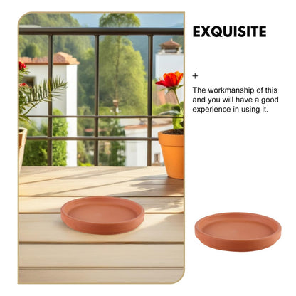 Gatuida 5pcs Plant Saucer Drip Tray, Pottery Plant Saucers for Indoor Outdoor Use, Flower Water Trays Pot Holders for Floor Protection
