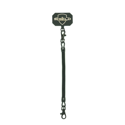 Rogue Fishing The Shield Phone Tab & Tether – Anti Theft Strap with Retractable Phone Tether – Waterproof Leash Lanyard for Kayak, Fishing, and Outdoor Gear Security