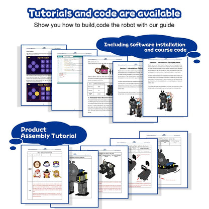 ACEBOTT Robotics for Kids Ages 12-16，Bionic Biped Robot Kit for Arduino ESP32, STEM Science Kits, Cool Engineering Building Toys, Science Coding Kit for 12+ Boys Girls Teens and Adults Unique Gifts