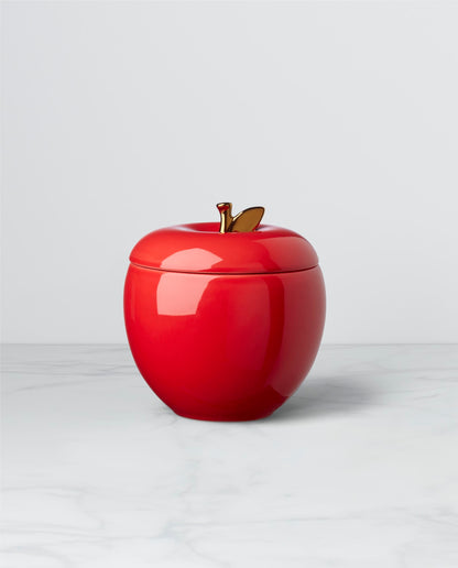 Kate Spade New York Knock On Wood Apple Cookie Jar, one size, Red
