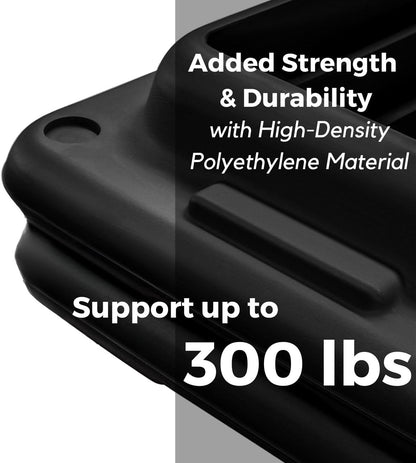 Yes4All Adjustable Workout Aerobic Exercise Step Platform Health Club Size with 4 Adjustable Risers Included and Extra Risers Options