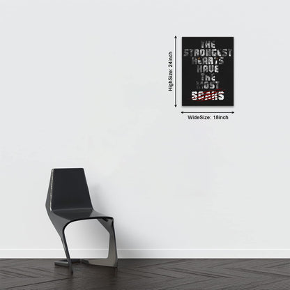 Wall Art Work-Creative Inspirational Canvas Prints, Painting Printing Art Canvas, Animal Print Motivational Wall Art Canvas, Suitable for Office, Hotel, Restaurant (Motivational-B3, 18x24 inches)