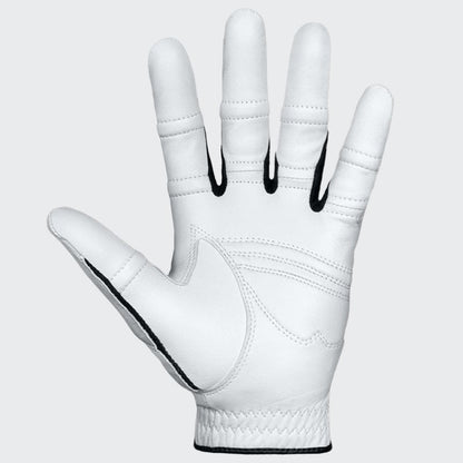 Bionic Men's StableGrip with NaturalFit 2.0 Golf Glove with Dual Expansion Thumb for Best Fit - Premium Cabretta Leather… (White, XXX-Large, Right)