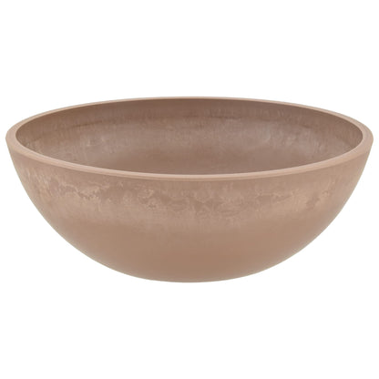 PSW M20TP Garden Bowl, Planter Bowl, Centerpiece Bowl, Fairy Garden Planter 8 Inch (Pack of 2), Taupe
