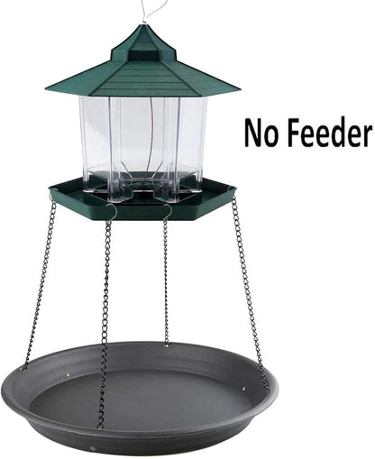 Pmsanzay Bird Seed Catcher Tray Platform Feeder Hanging Tray Outdoors Backyard Garden for Bird Feeders, Great for Attracting Birds Outdoors, Backyard, Garden. Help Reduce Seed Waste