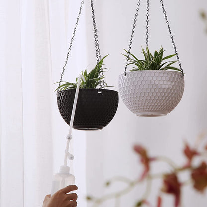 BKSAI Plant Water Bottle for Hanging Plant 33oz with Long Spout Can Watering Bottle Squeeze for Succulents Bonsai House Plants Potted Flowers Shrubs | Indoor or Outdoor