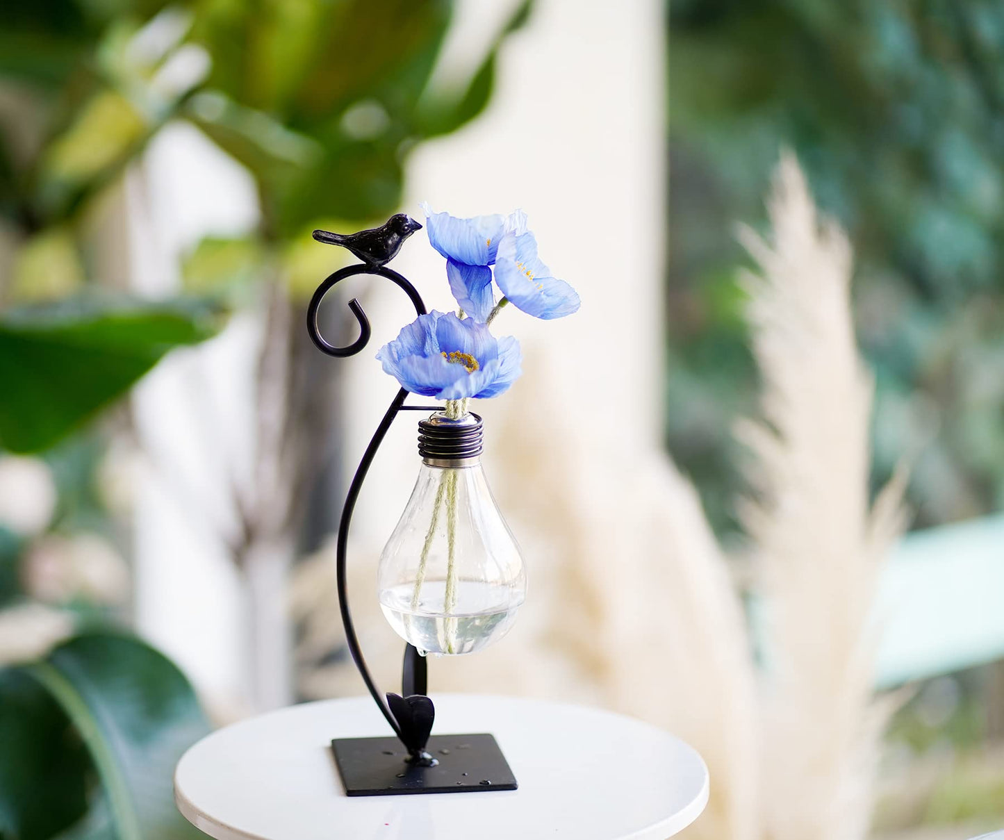 Joyathome Plant Terrarium, Hydroponic Vases for Home Decoration, Modern Creative Bird Terrarium Stand, Ideal Gifts
